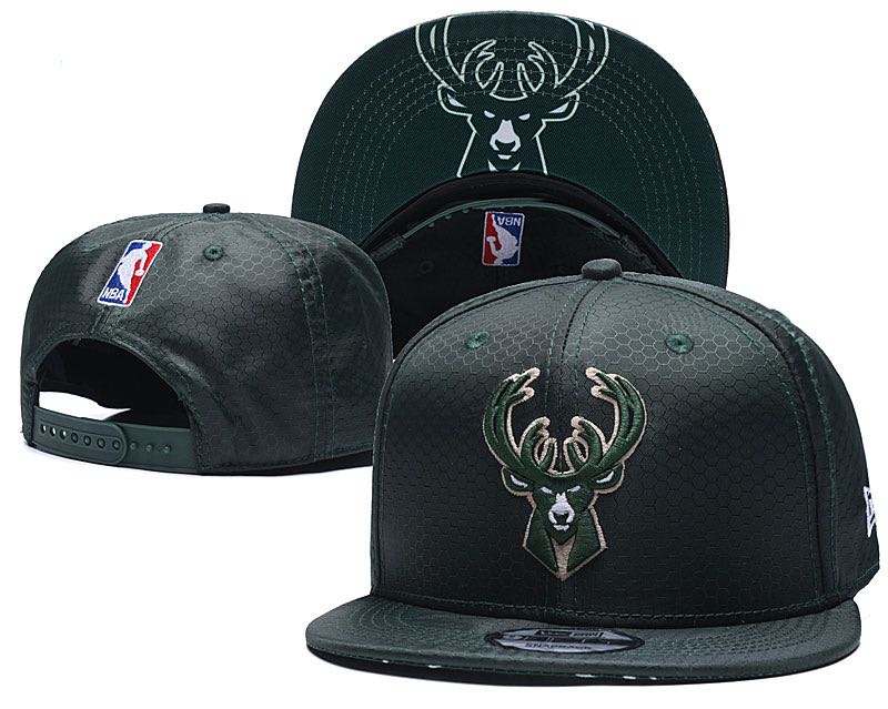 2021 NBA Milwaukee Bucks Hat TX->nba hats->Sports Caps
